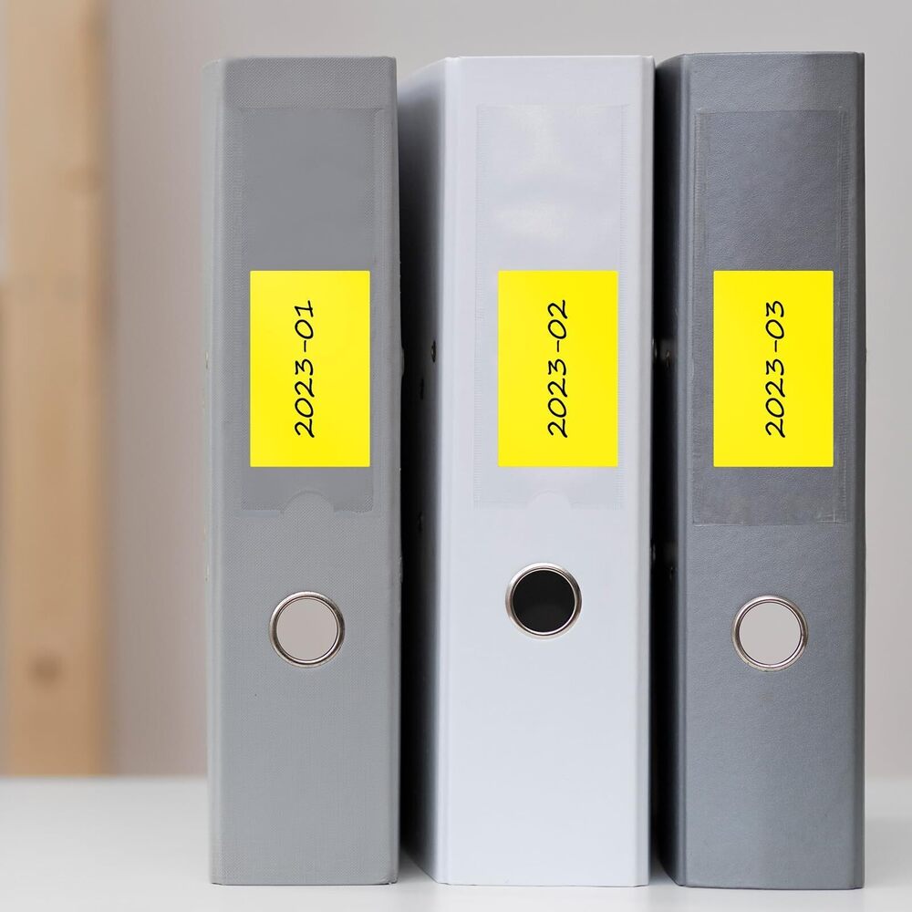 6374 Yellow Color Coding Labels 3 × 2 Inches Self-Adhesive Rectangle - Picture 5 of 7